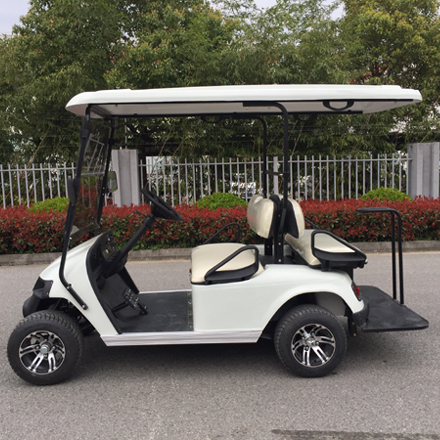 LS2024KSF--4 seater electric golf carts with jumper seat