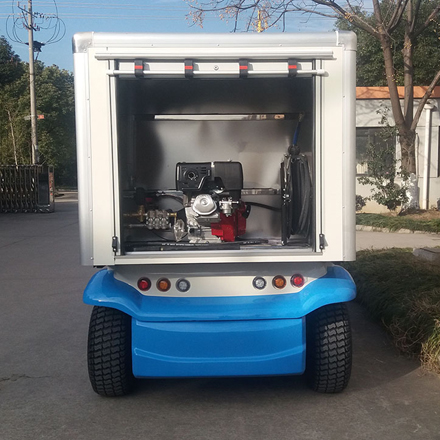 LS6062HFXCT-electric refuse truck with high pressure water cleaner