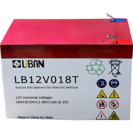 LB12V018T--12V Deep Cycle Electric Scooter Battery