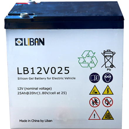 LB12V025--Mainteance Free Motorbike battery, 12V22AH