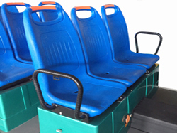 Plastic seats