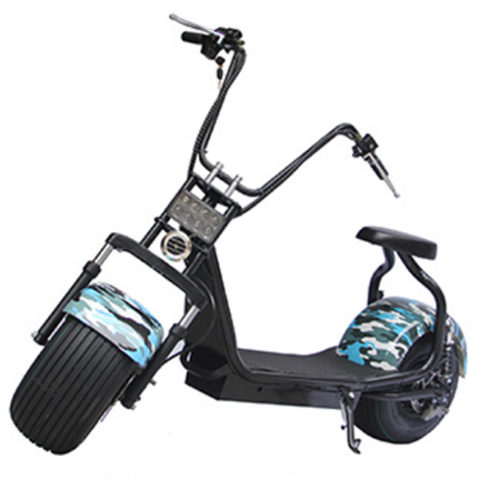 LM108--2 Wheel Fat Tire Electric Motorised Scooter For Adults