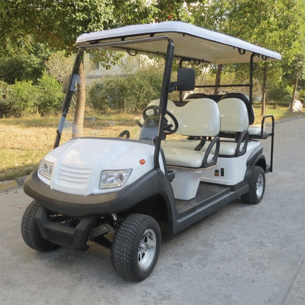 EG204AKSZ---6 Seats Family Used Electric Shuttle Golf Cart